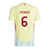 Maillot de Supporter Espagne Mikel Merino 6 Extérieur Euro 2024 Pour Homme